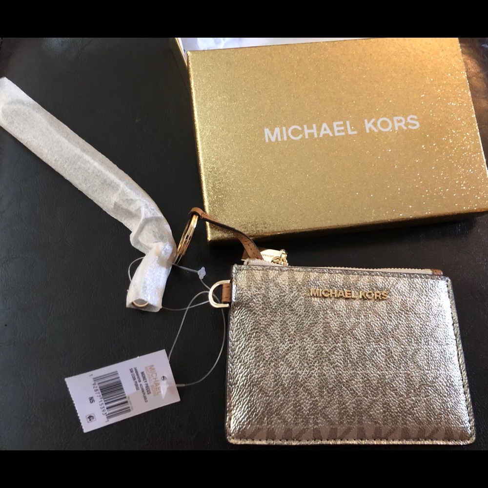 Michael Kors Acorn/Gold Coin Purse